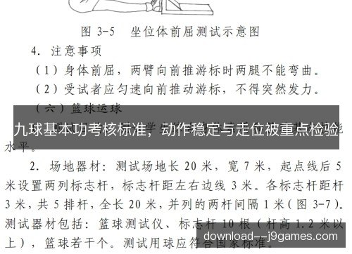 九球基本功考核标准，动作稳定与走位被重点检验